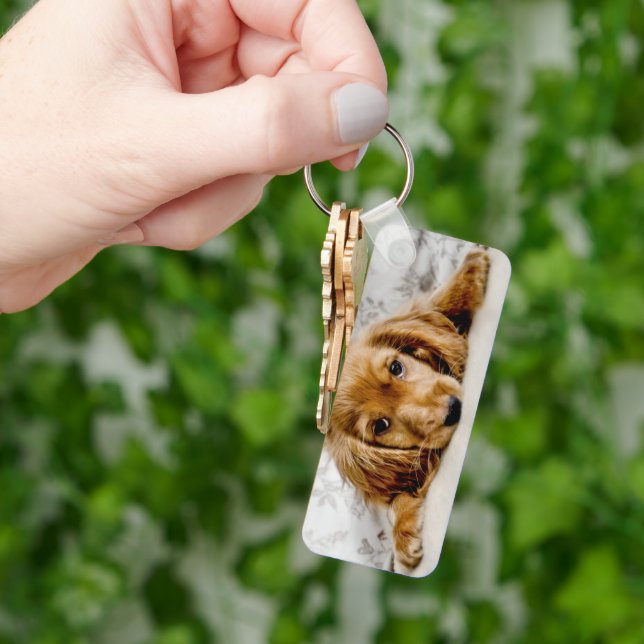Cutest Baby Animals | Cocker Spaniel Puppy Key Ring (Hand)