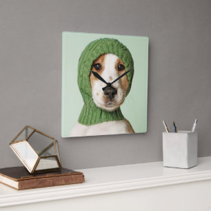 Cutest Baby Animals   Cocker Spaniel Puppy Square Wall Clock