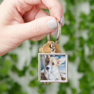 Cutest Baby Animals Corgi Head Tilt Key Ring