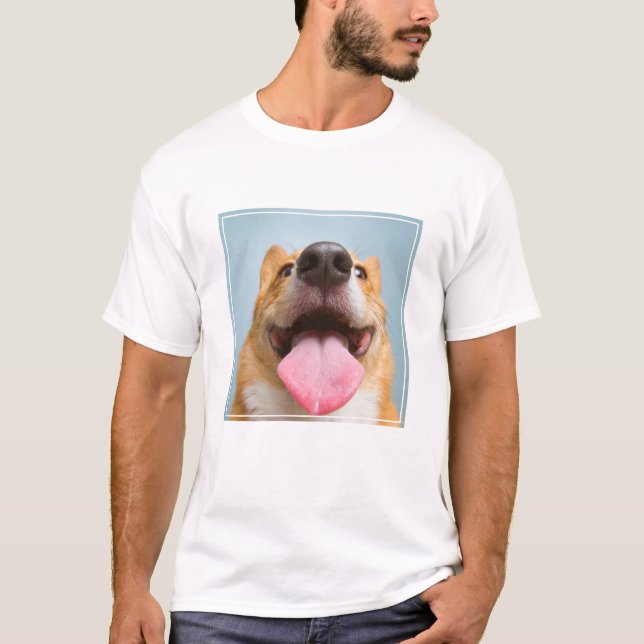 Cutest Baby Animals | Corgi Tongue T-Shirt (Front)