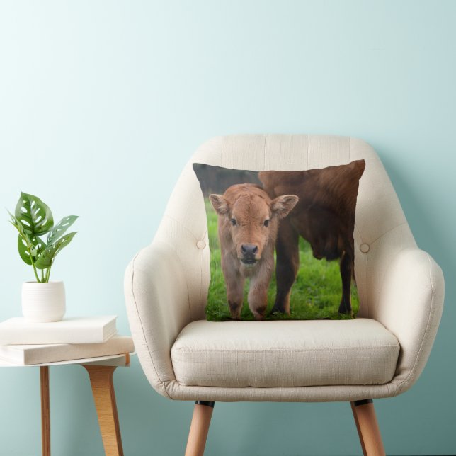 Cutest Baby Animals | Cow & Calf Cushion (Chair)