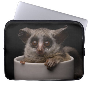 Cutest Baby Animals   Cute Bushbaby Laptop Sleeve