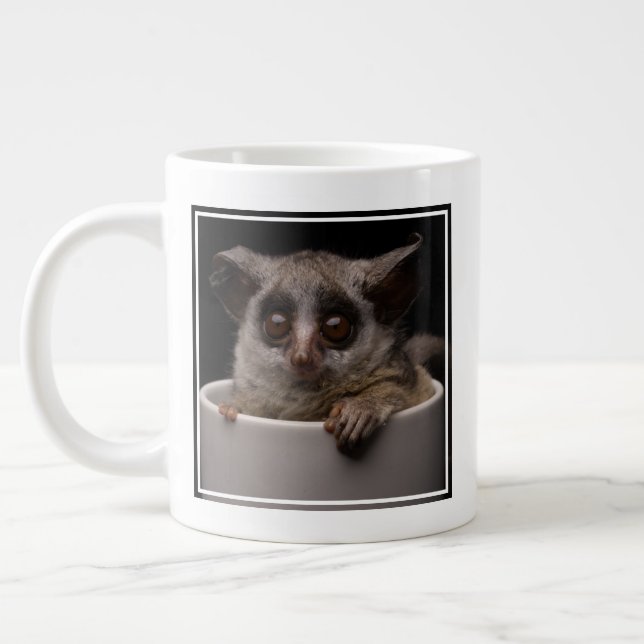 Cutest Baby Animals | Cute Bushbaby Large Coffee Mug (Left)