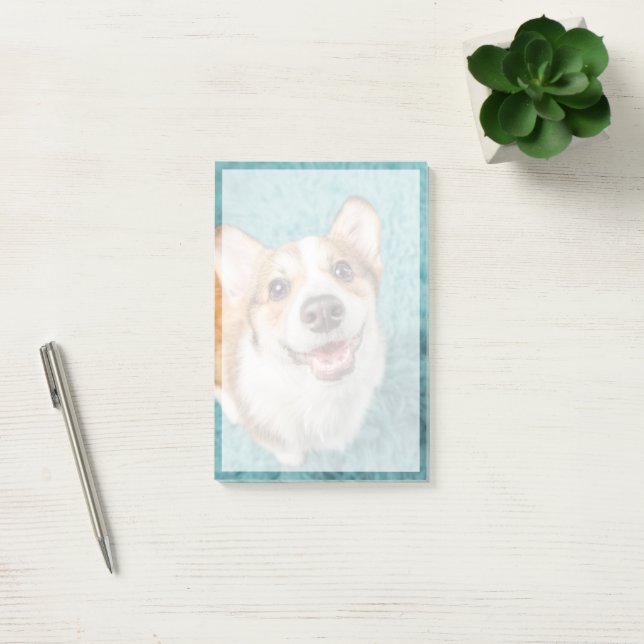 Cutest Baby Animals | Cute Corgi Puppy Smile Post-it Notes (Office)