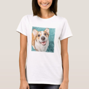 Cutest Baby Animals Cute Corgi Puppy Smile T-Shirt