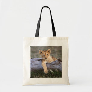 Cutest Baby Animals Cute Lion Cub Tote Bag