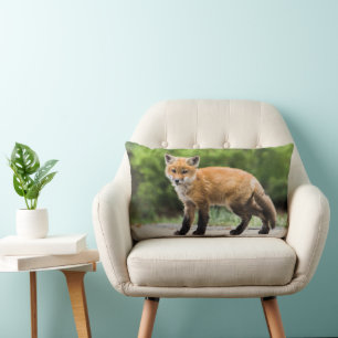 Cutest Baby Animals   Cutey Fox Lumbar Cushion