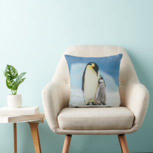Cutest Baby Animals   Emperor Penguin Chick Cushion