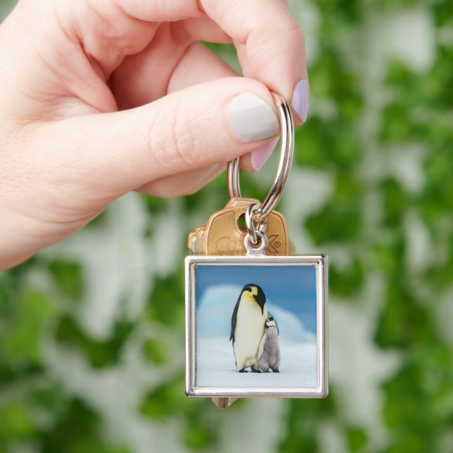 Cutest Baby Animals | Emperor Penguin Chick Key Ring (Hand)