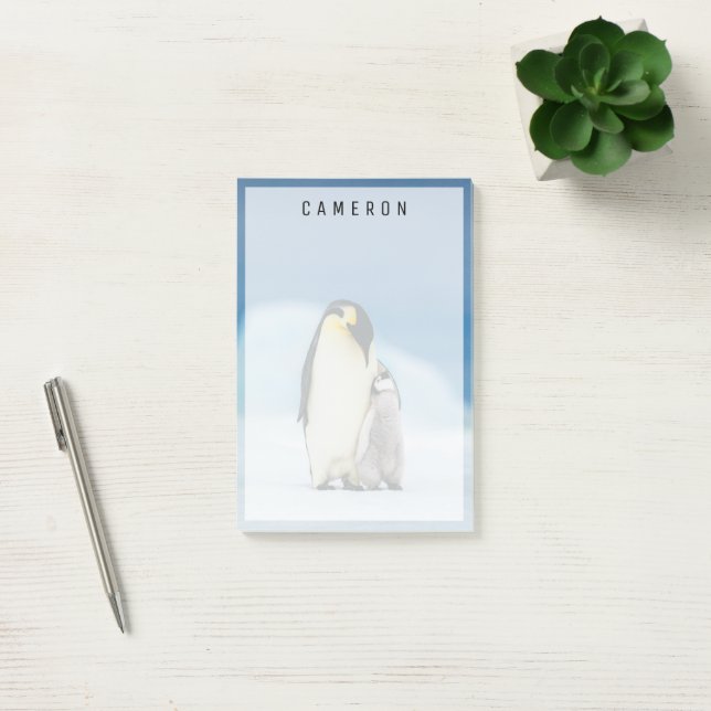 Cutest Baby Animals | Emperor Penguin Chick Post-it Notes (Office)