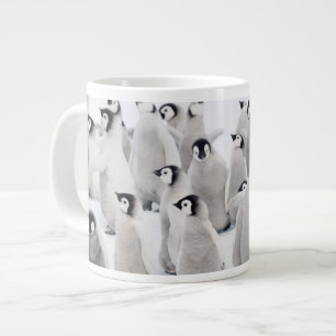 Cutest Baby Animals   Emperor Penguin Chicks Large Coffee Mug