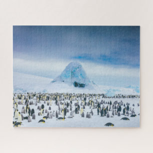 Cutest Baby Animals   Emperor Penguin Colony Jigsaw Puzzle