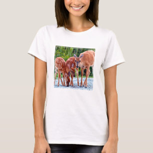 Cutest Baby Animals Fawn with Babies T-Shirt