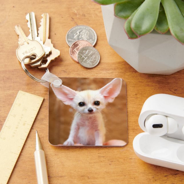 Cutest Baby Animals | Fennec Fox Key Ring (Desk)