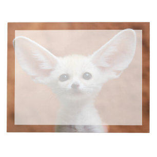 Cutest Baby Animals Fennec Fox Pup Notepad