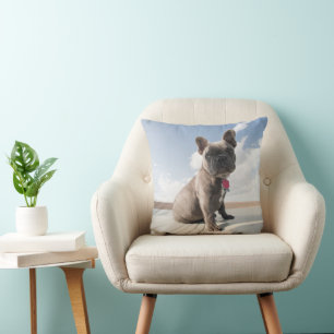 Cutest Baby Animals French Bulldog Boating Cushion
