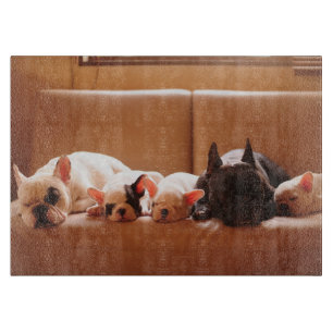 Cutest Baby Animals   French Bulldog Family Cutting Board