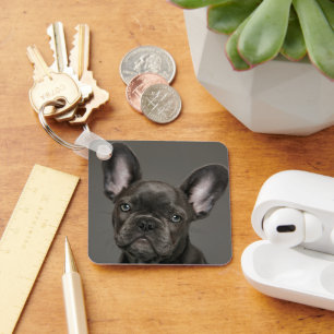 Cutest Baby Animals French Bulldog Key Ring