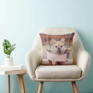 Cutest Baby Animals   French Bulldog Playground Cushion