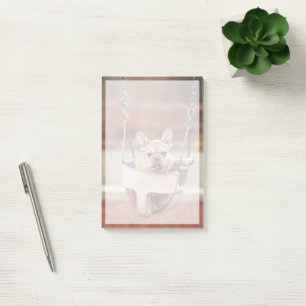 Cutest Baby Animals French Bulldog Playground Post-it Notes