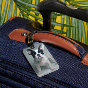 Cutest Baby Animals French Bulldog Puppy Luggage Tag