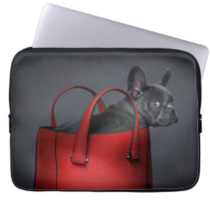 Cutest Baby Animals   French Bulldog Red Hand Bag
