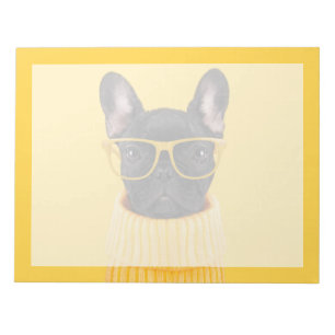 Cutest Baby Animals French Bulldog Sunglasses Notepad