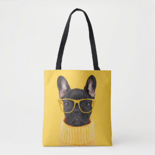 Cutest Baby Animals French Bulldog Sunglasses Tote Bag