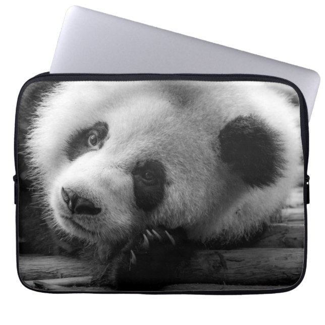 Cutest Baby Animals | Giant Panda Bear Cub Laptop Sleeve (Front)
