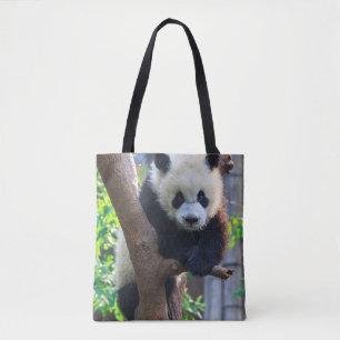 Cutest Baby Animals Giant Panda Cub Tote Bag