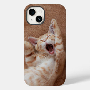 Cutest Baby Animals Ginger Kitten Yawning Case-Mate iPhone 14 Case