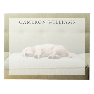 Cutest Baby Animals   Golden Retriever Puppy 2 Notepad