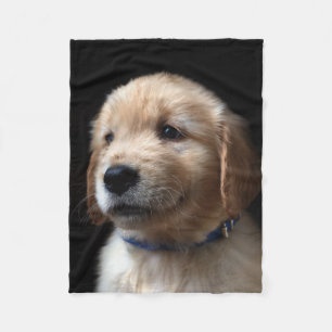 Cutest Baby Animals Golden Retriever Puppy Fleece Blanket