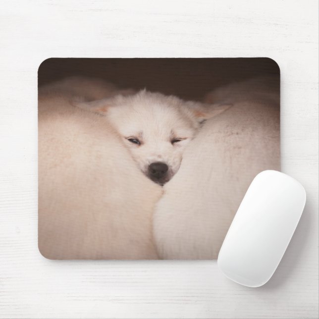 Cutest Baby Animals | Golden Retriever Snuggle Mouse Pad (With Mouse)