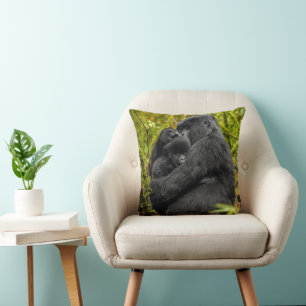 Cutest Baby Animals   Gorilla & Baby Cushion
