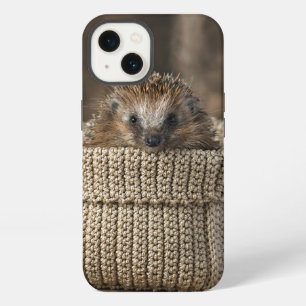 Cutest Baby Animals Hedgehog in a Basket iPhone 13 Case