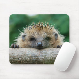 Cutest Baby Animals Hedgehog Smile Mouse Pad
