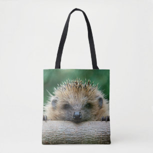 Cutest Baby Animals Hedgehog Smile Tote Bag