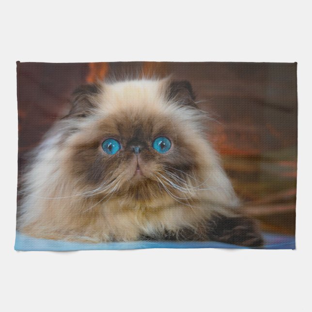 Cutest Baby Animals | Himalayan Cat Tea Towel (Horizontal)