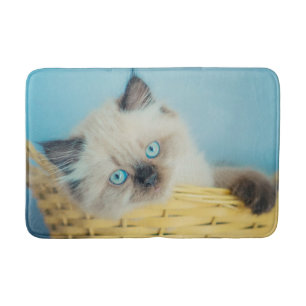 Cutest Baby Animals   Himalayan Seal Point Cat Bath Mat