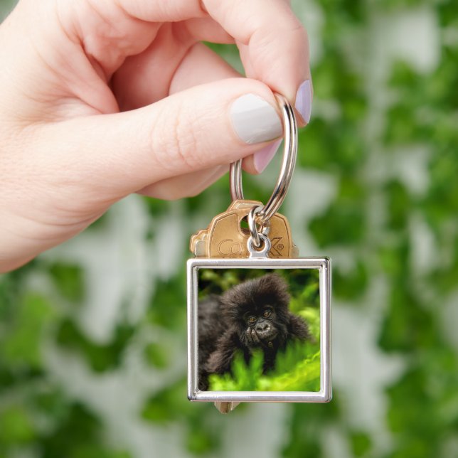 Cutest Baby Animals | Infant Mountain Gorilla Key Ring (Hand)