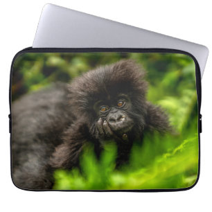 Cutest Baby Animals   Infant Mountain Gorilla Laptop Sleeve