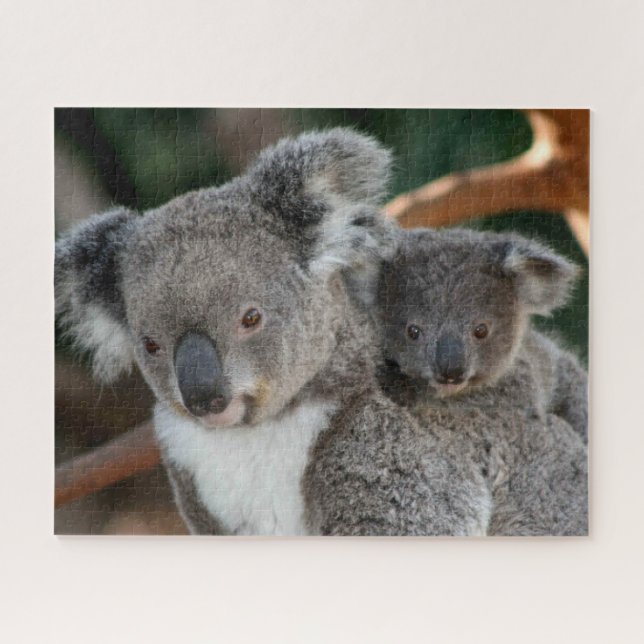 Cutest Baby Animals | Koala and Joey Jigsaw Puzzle (Horizontal)