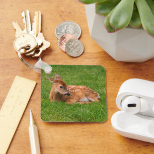 Cutest Baby Animals Little Fawn Key Ring