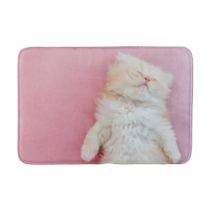 Cutest Baby Animals   Lovely Kitten Sleeping Bath Mat