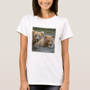 Cutest Baby Animals Mama Bear & Her Cubs T-Shirt