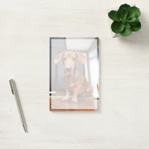 Cutest Baby Animals Mini Dachshund Puppy Post-it Notes
