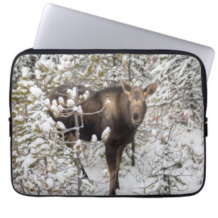Cutest Baby Animals Moose Calf Laptop Sleeve