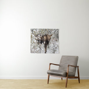 Cutest Baby Animals   Moose Calf Tapestry