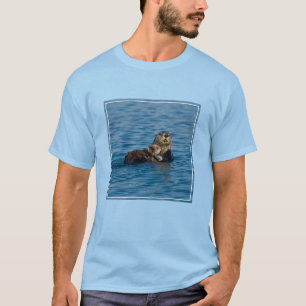 Cutest Baby Animals   Mother & Baby Sea Otter T-Shirt